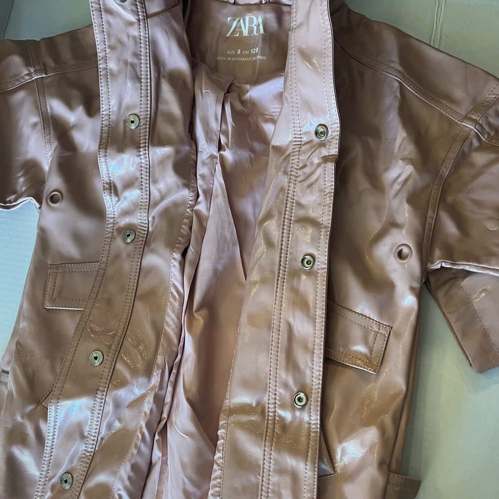 Zara Kids Shiny Brown Jacket